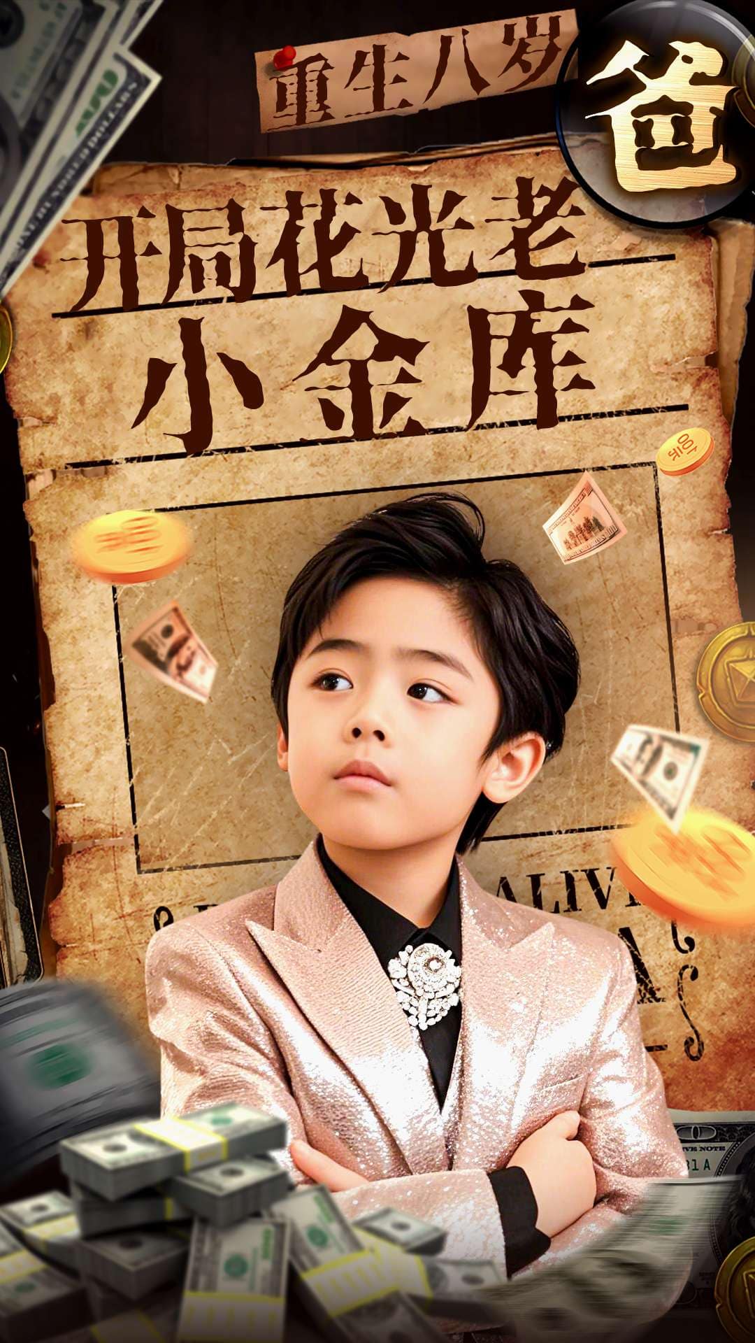 重生八歲，開局花光老爸小金庫